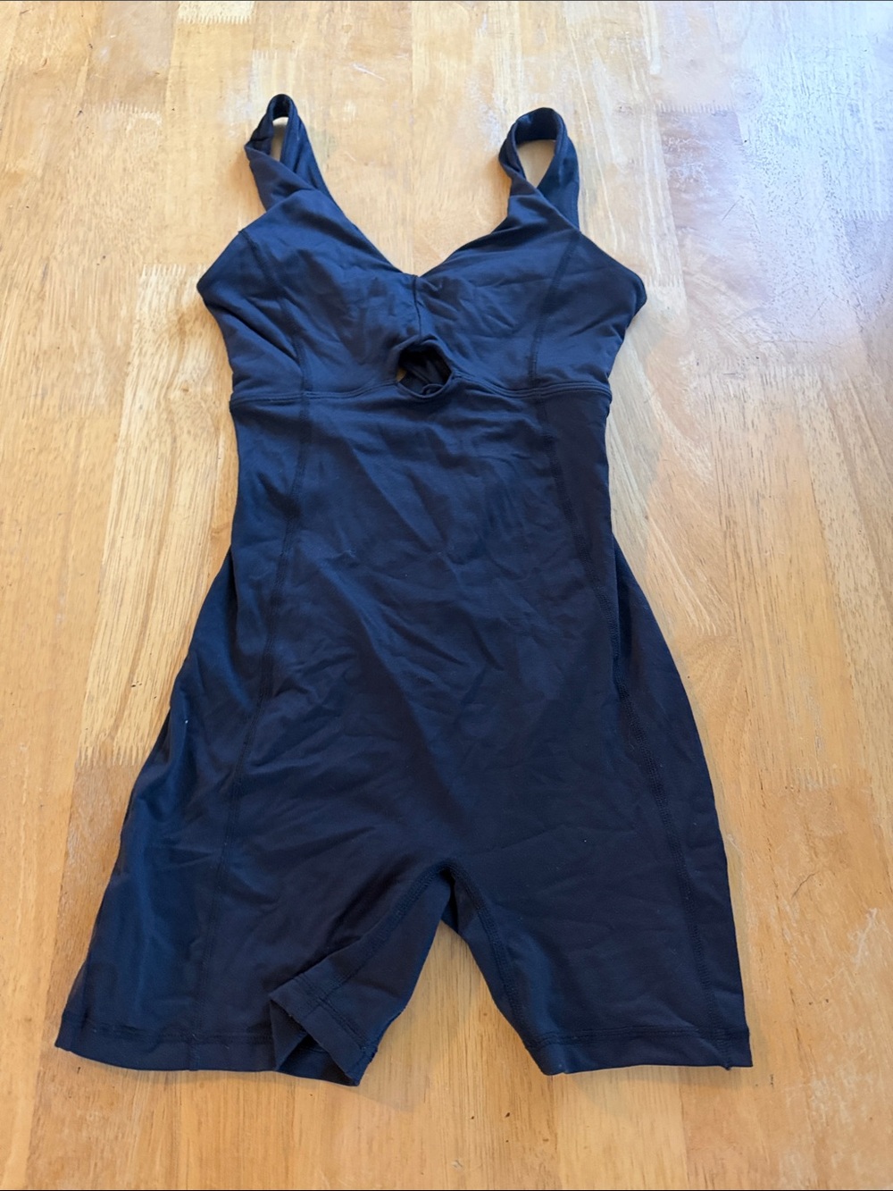 Black Shapewear Bodysuit with Shorts